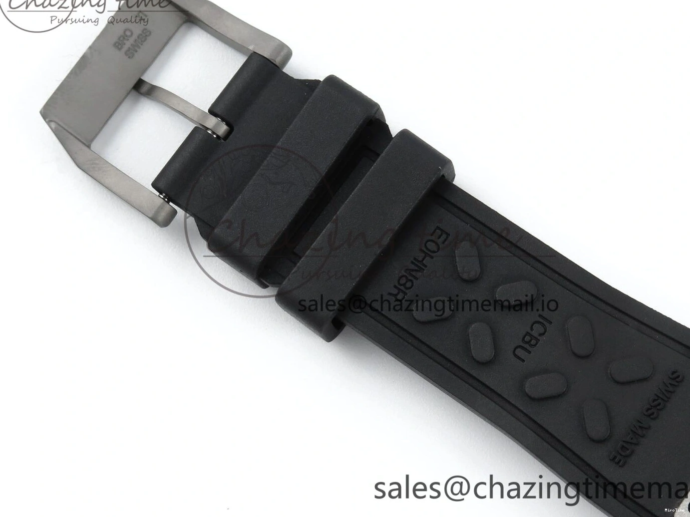 MIROTIME 0203 Pilot Top Gun IW326901 M+F 1:1 Best Edition Black Dial on Black Rubber Strap A SportInspired 6999